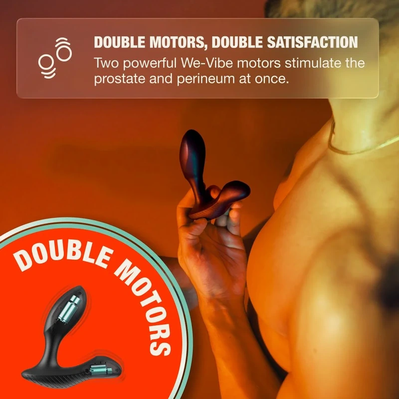 Arcwave - perk vibrating prostate massager with dual motor and remote control black 3
