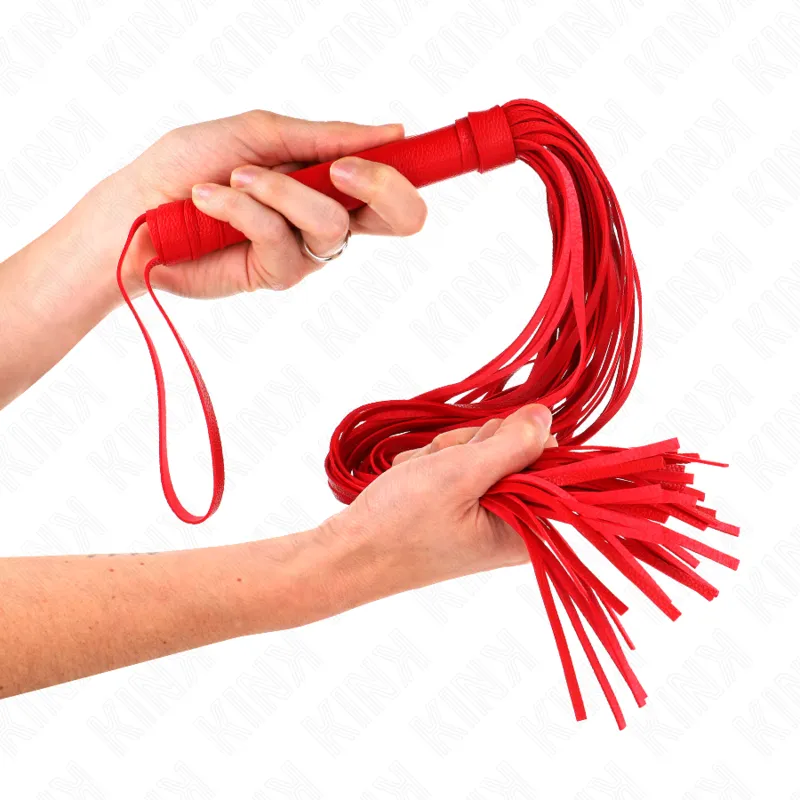 Kink - Red Soft Pvc Whip 70 Cm 3