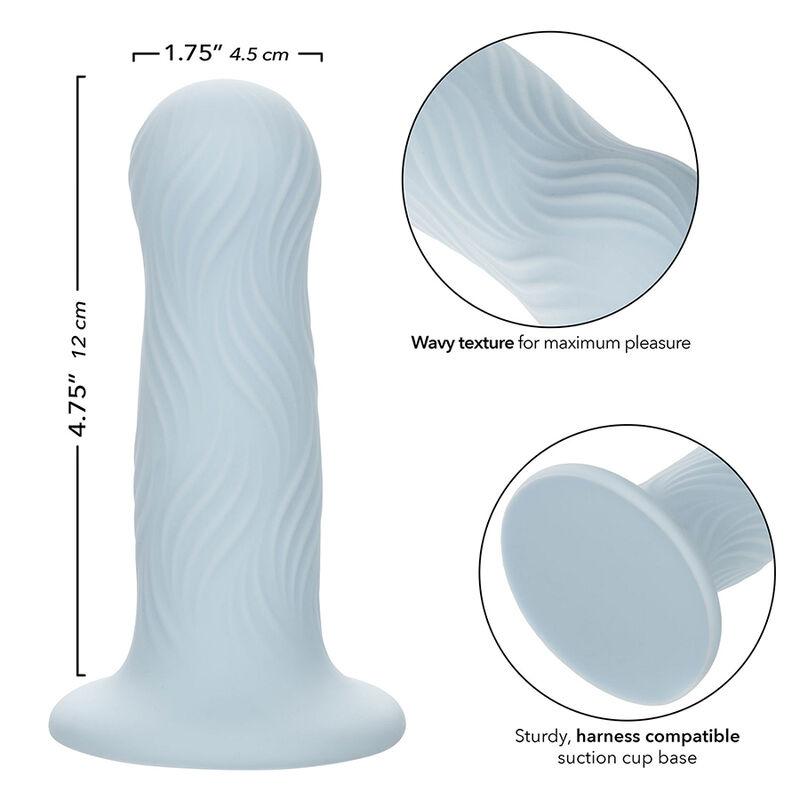 Calexotics - wave rider foam anal plug blue 6