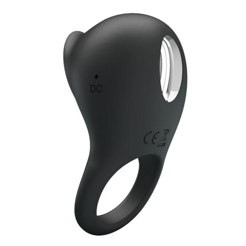 Pretty Love - Vibrating Penis Ring With Black Tongue 1