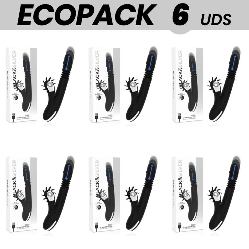 Ecopack 6 Units - Black&Silver Bunny Reed Up & Down Vibe