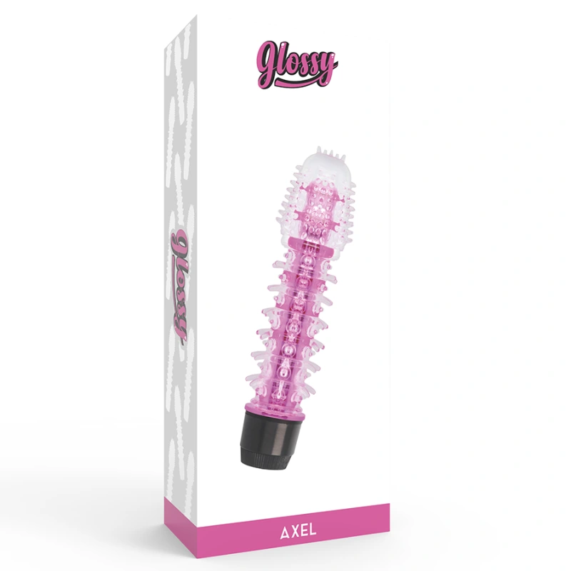 Glossy - axel vibrator pink 3