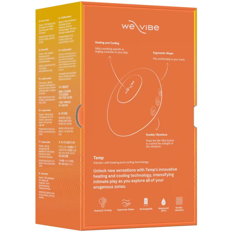 We-vibe - temp heating and cooling vibrator tangerine 16