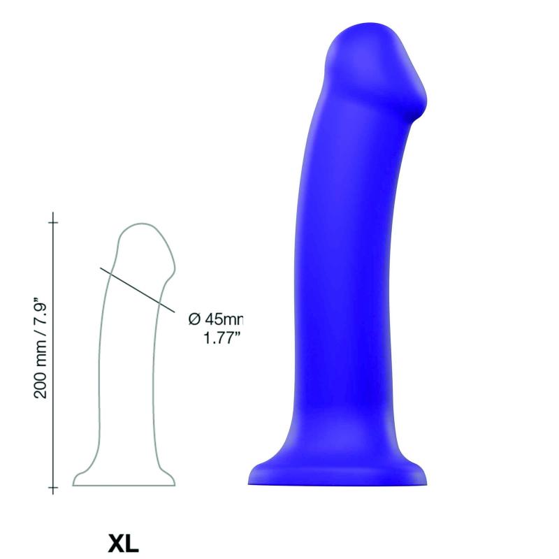 Strap-On-Me - Semi-Realistic Dual Density Bendable Dildo Pur 9