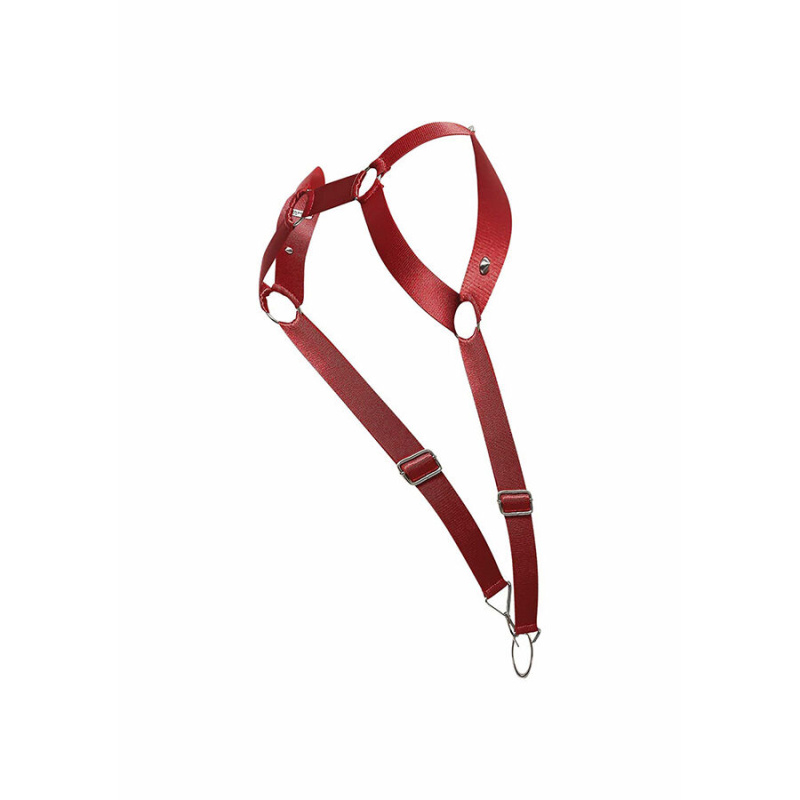 Mob - dngeon red straight back harness one size 7