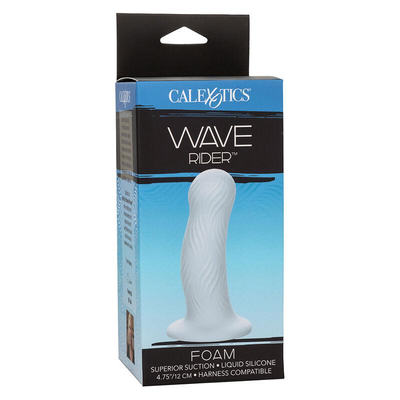 Calexotics - wave rider foam anal plug blue 8