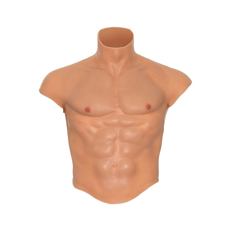 Hidden Desire - Alter Ego Silicone Male Torso Shirt With Abs Flesh 4