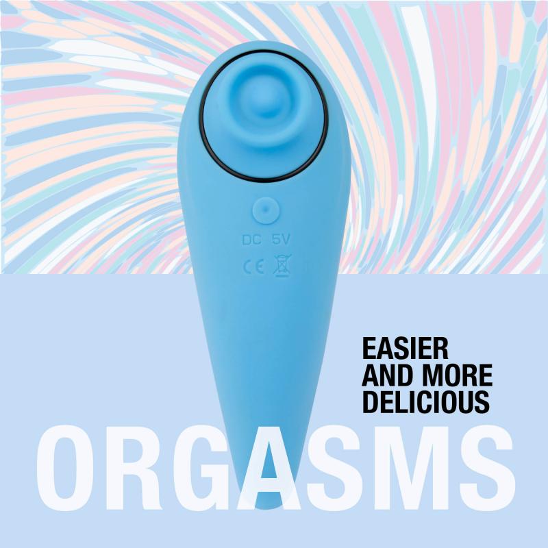 Feelztoys - Femmegasm Tapping & Tickling Vibrator Turqoise 2