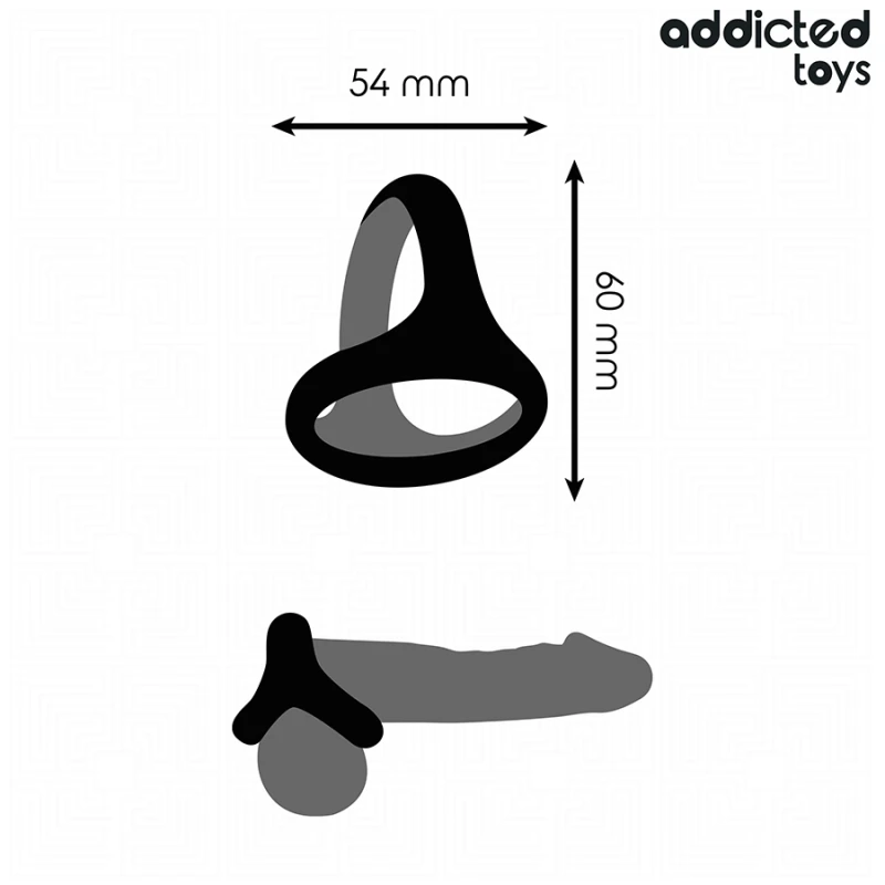 Addicted toys - thick triple penis ring 3
