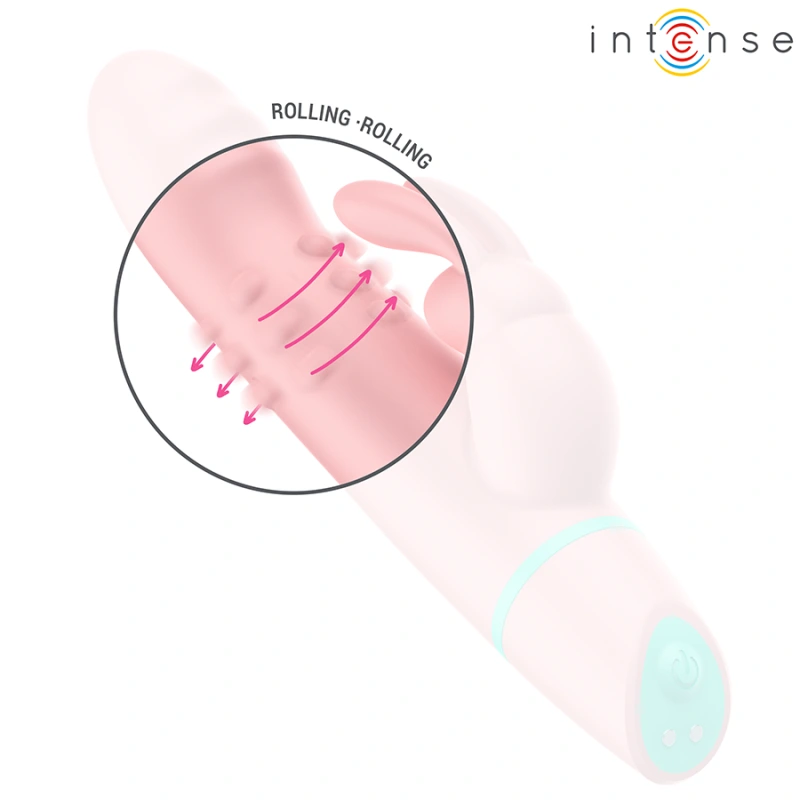 Intense - alvin rabbit stimulator & rolling vibrator + oscillating 4