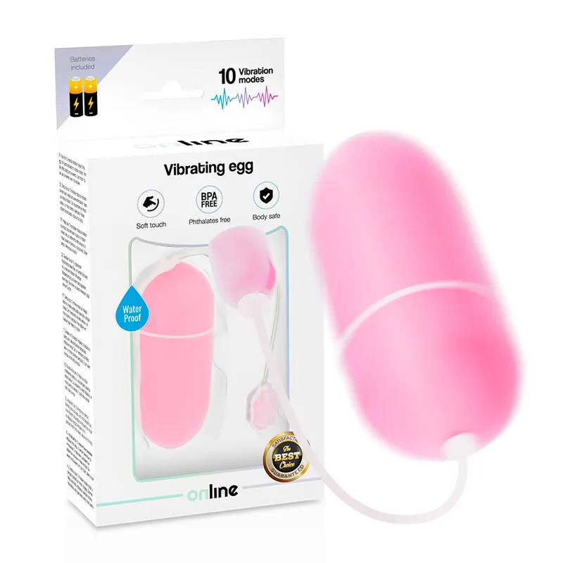 Online Waterproof Vibrating Egg - Pink