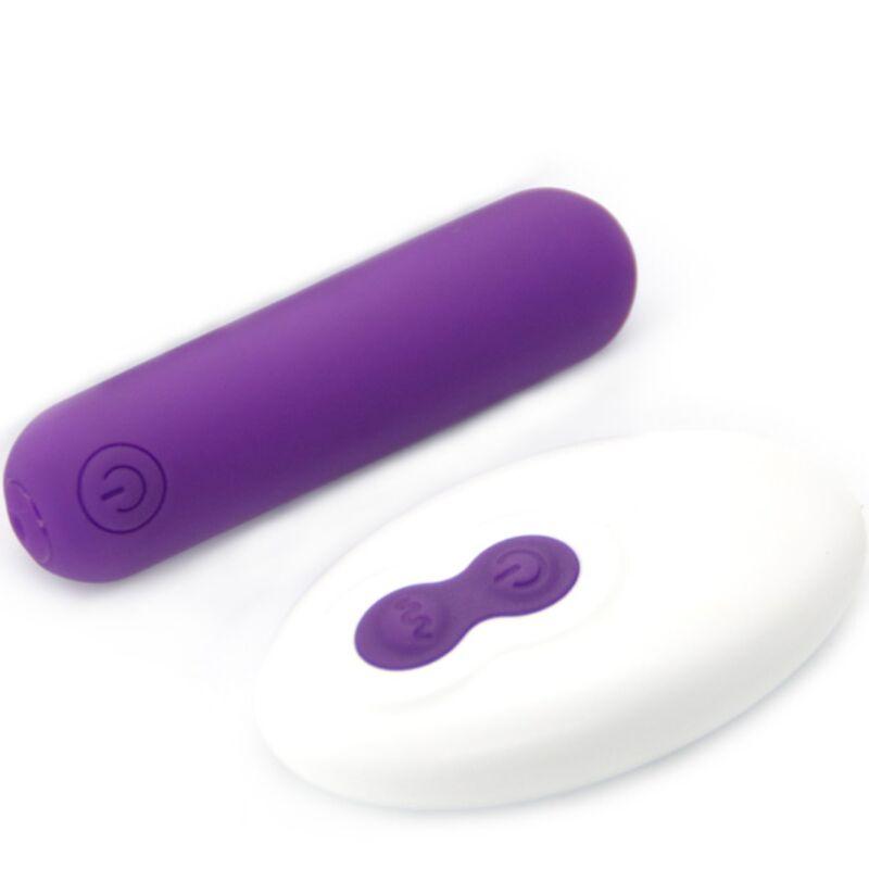 Armony - splash joline vibrator bullet silicone remote control 10 vibrations 65 x 15 cm purple 2