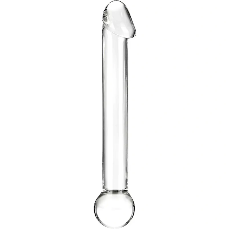 Glas - Realistic Head Glass Dildo - Sklenené Dildo