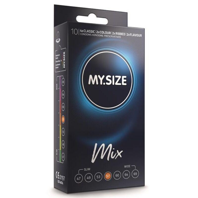 My Size Mix Condoms 57 Mm 10 Units - Kondómy