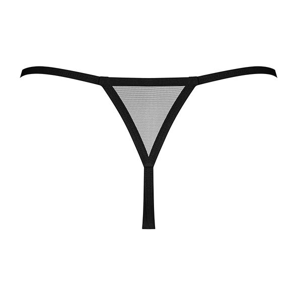 Obsessive - Novenes Crotchless Thong Black Xl/2xl