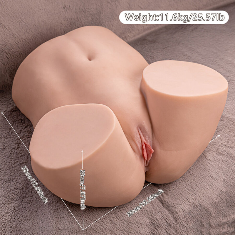 Xise - ethel thrusting realistic vagina masturbator with multi-position vibration 15