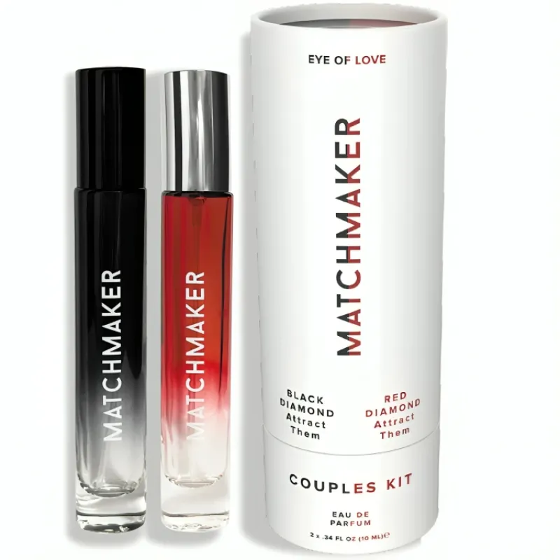 Eye Of Love - Matchmaker Black & Red Diamond Couples Kit Perfume Pheromones 2 x 10 ml