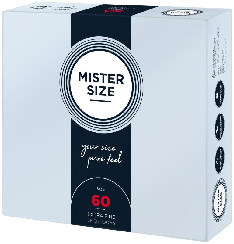 Mister.Size - 60 Mm Condoms 36 Pcs