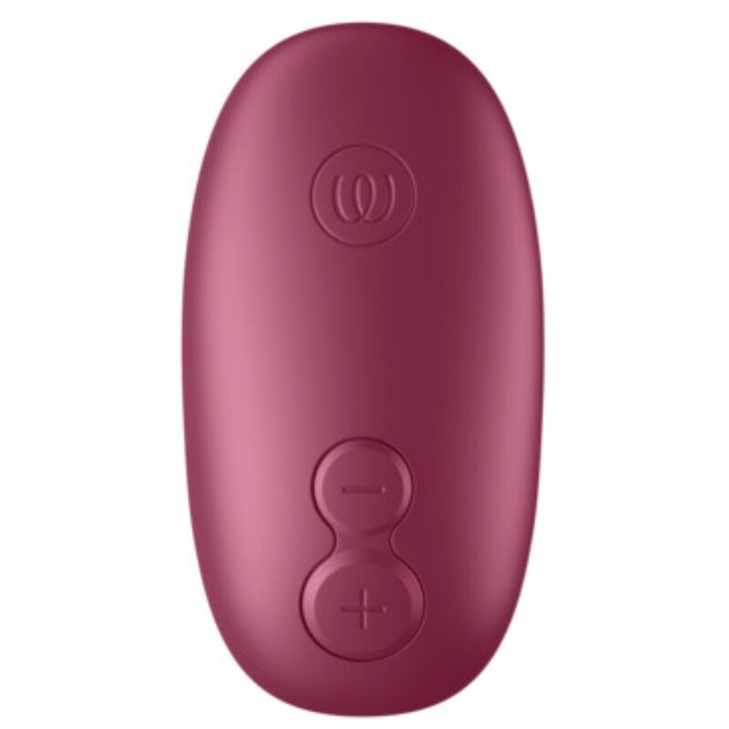 Womanizer - snap suction clitoral stimulator 6 intensity levels crushed berry 3