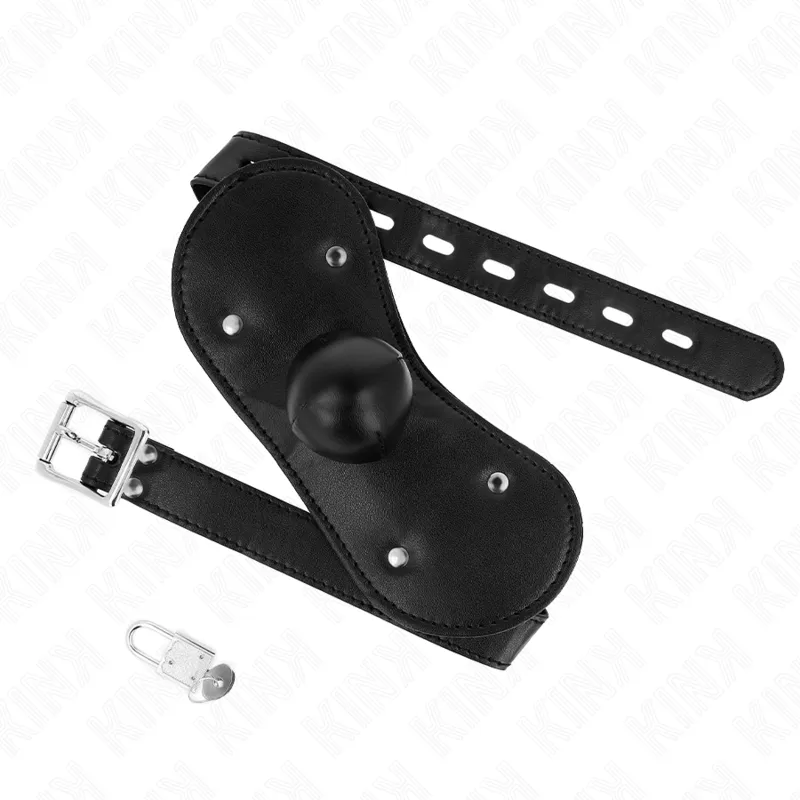 Kink - Ball Gag Mouth Mask With Lock Adjustable 42-60 Cm 1