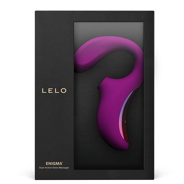 Lelo - enigma double suction stimulation purple massager 1