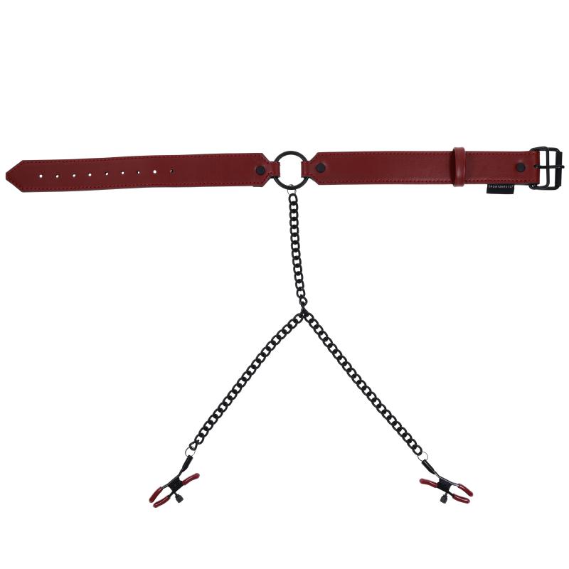 Sportsheets - Saffron Collar With Nipple Clamps 3