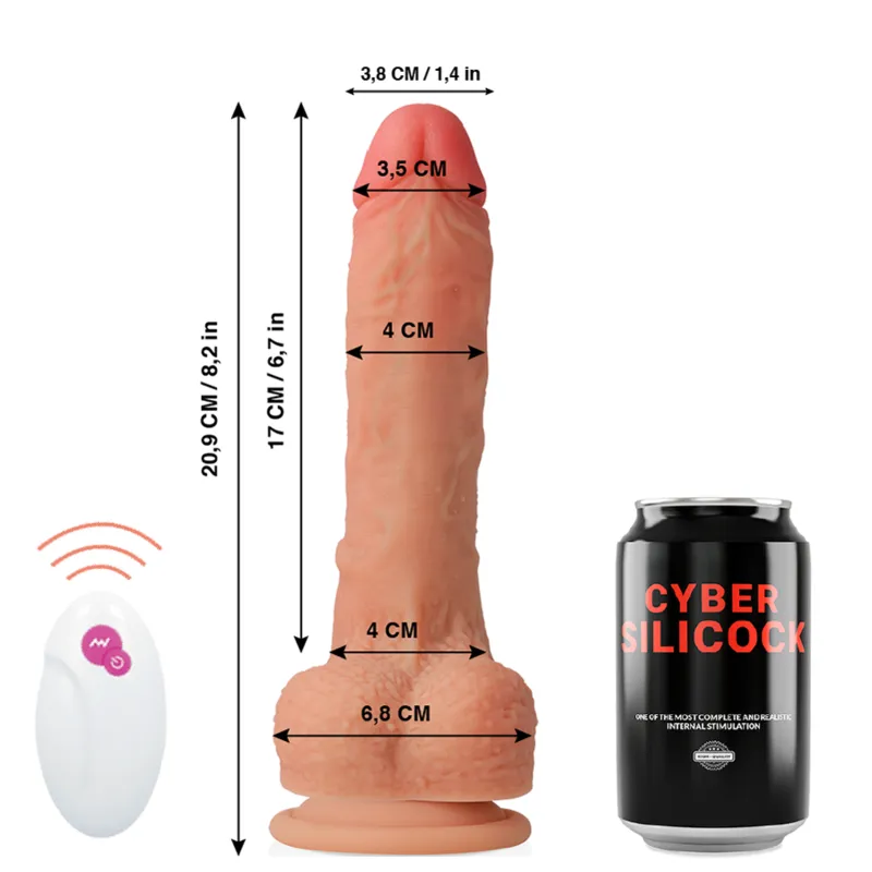 Cyber Silicock Realistico Control Remoto Mr Rick - Vibrátor 1