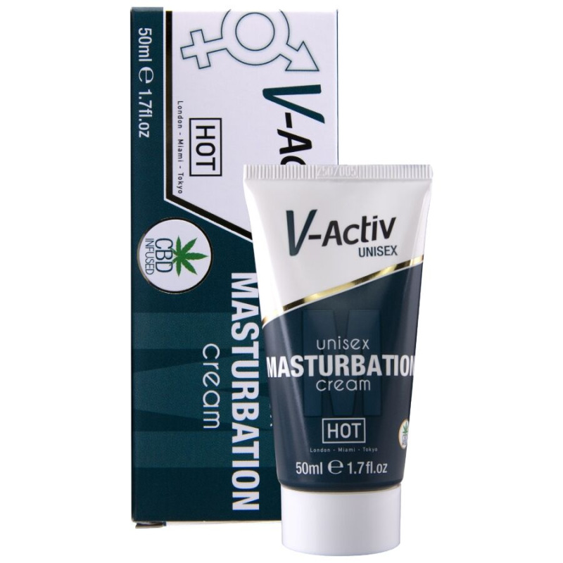 Hot - masturbationscreme mit cbd - unisex 100ml