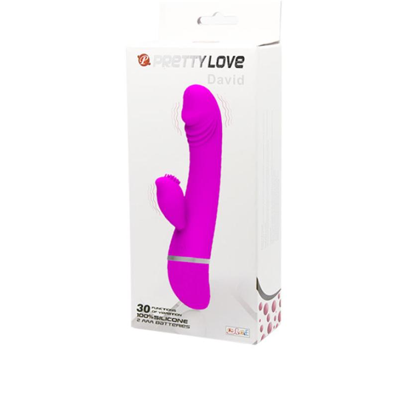 Pretty Love Flirtation - David Vibrator With Rabbit 7