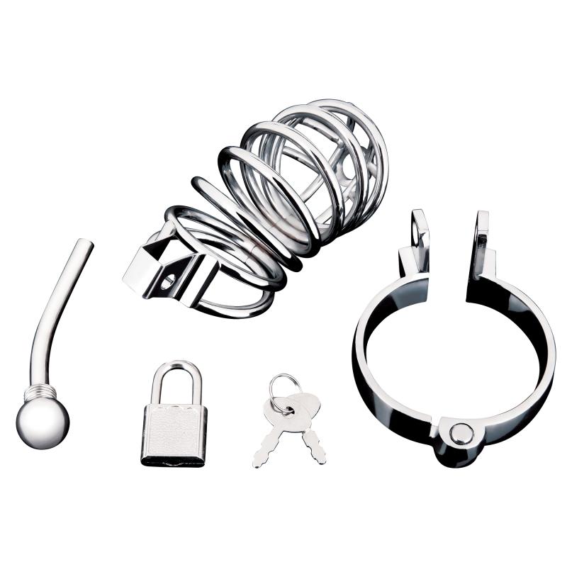 Blueline - Urethral Play Cage Silver