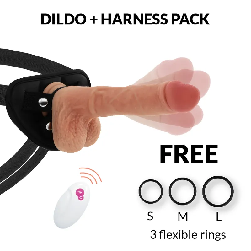 Cyber Silicock Strap-On Mr Rick - Pripínací Penis S Popruhom 1