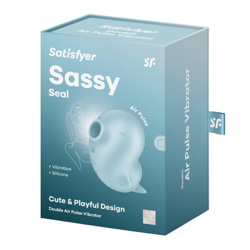 Satisfyer - Sassy Seal Air Pulse Vibrator Blue 3