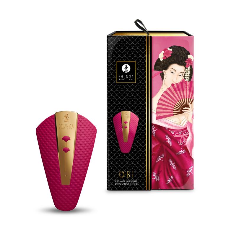 Shunga - Obi Intimate Massager Rasberry 8