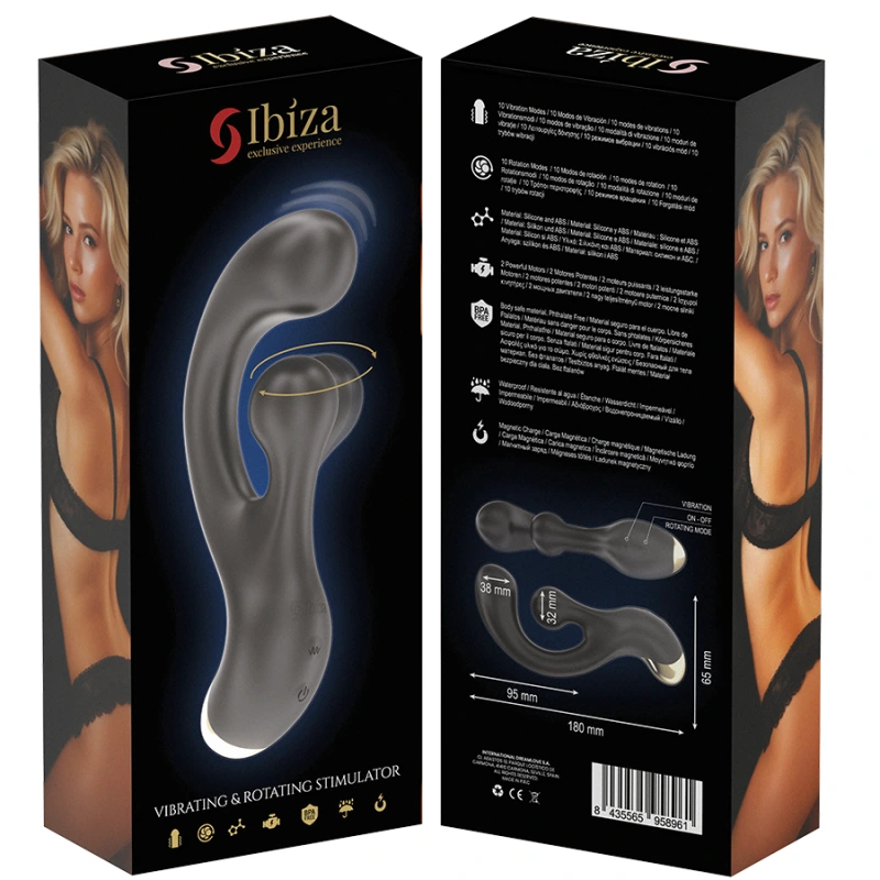 Ibiza - vibrating & rotating stimulator 6