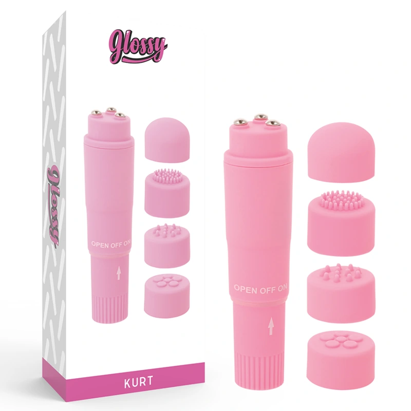 Glossy - kurt pocket massager pink