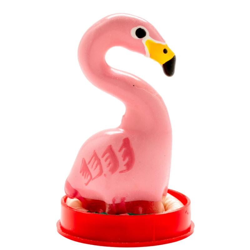Condomerie - handpainted novelty condoms flamingo pink 1