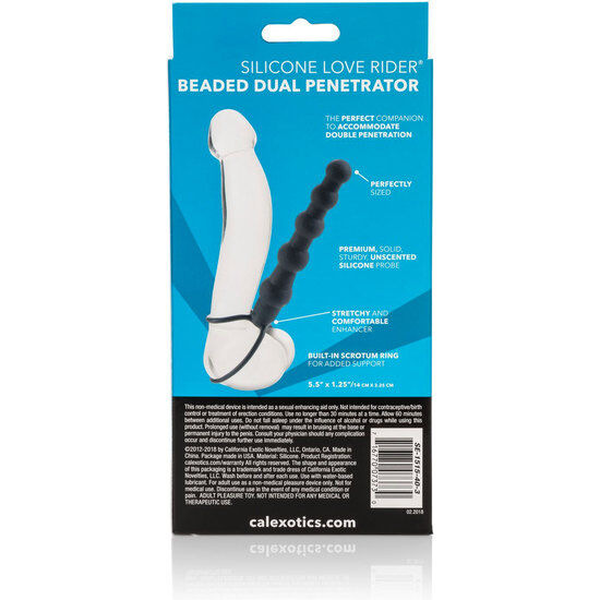 Calexotics - beaded dual penetrator black 2