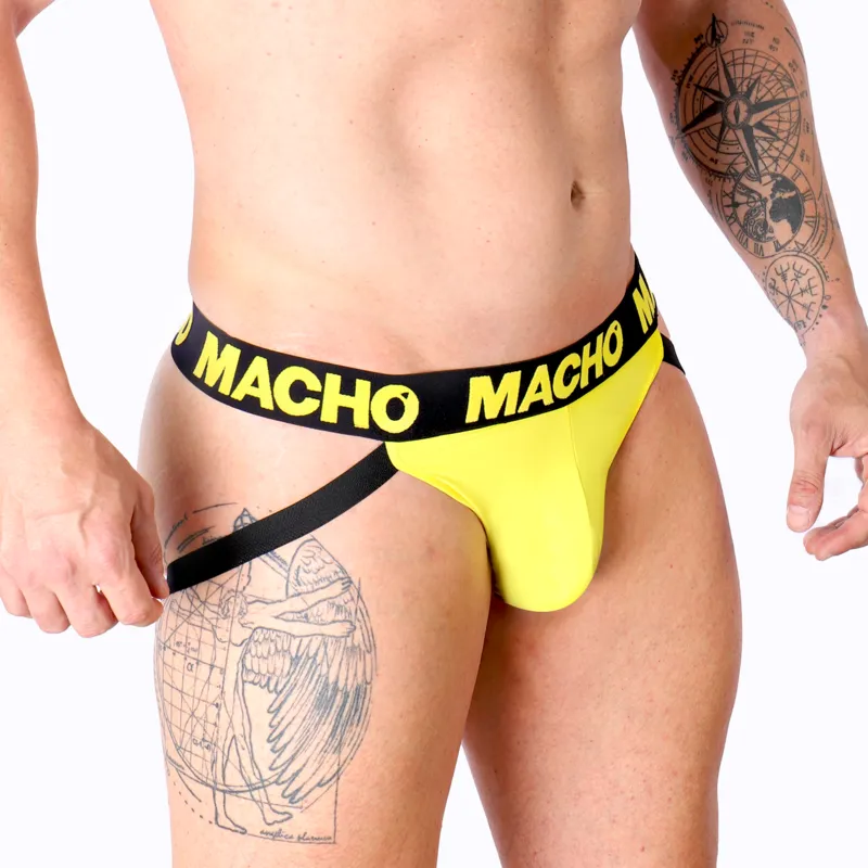 Macho - Mx25a Jock Lycra Yellow S 1