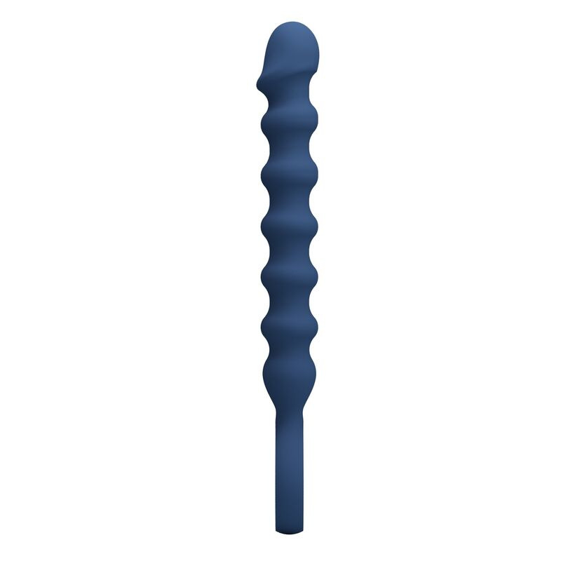 Mr play - blue silicone anal beads & anal plug -Ø- 3,4 cm - 28.5 cm 4