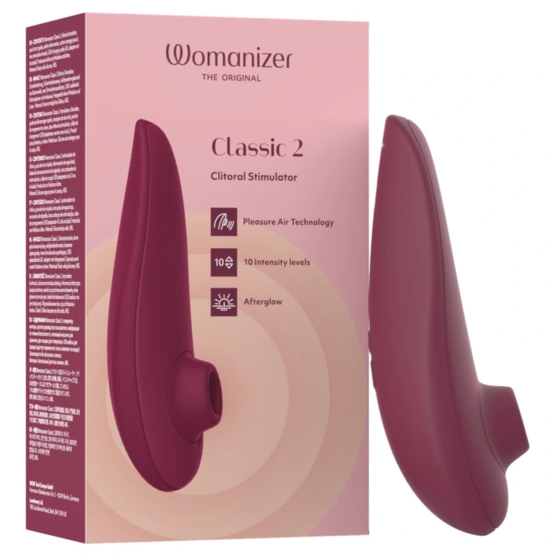 Womanizer - classic 2 clitoral stimulator bordeaux