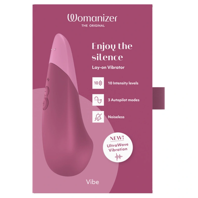 Womanizer - vibe lay-on silent vibrator dusky pink 10