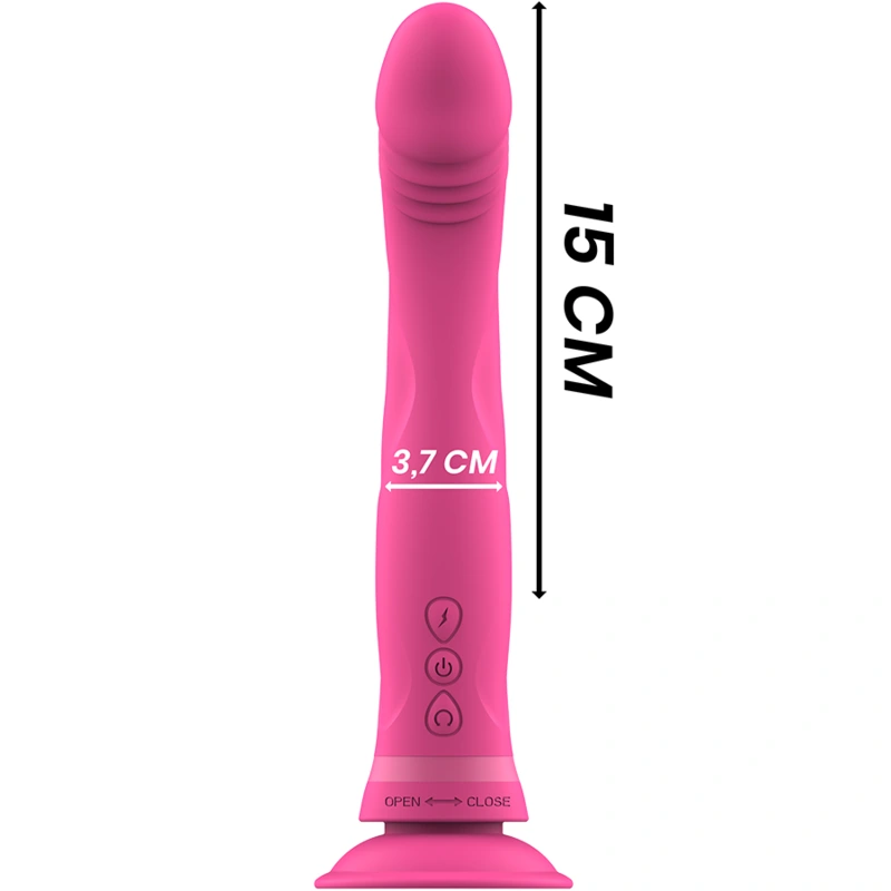 Intense - michelangelo pink silicone vibrator dildo 3