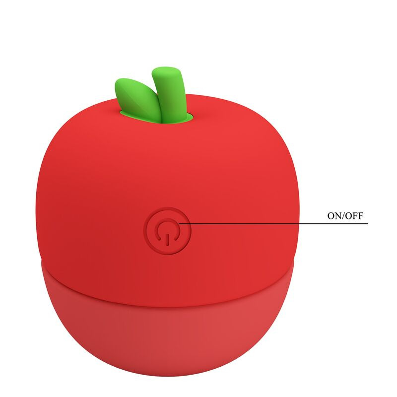 Pretty love - rechargeable tongue effect clitoral stimulator red 2