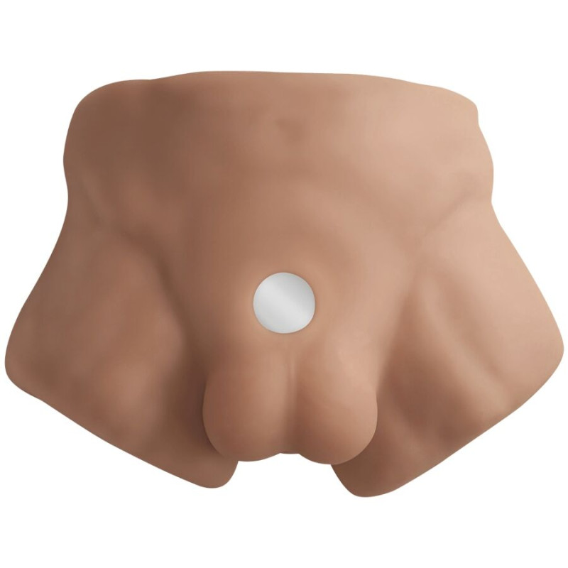 Silexd - apollo s realistic half male torso caramel 2