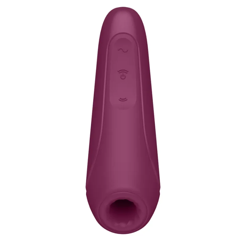 Satisfyer Curvy 1+ Red/ Rose - Stimulátor Klitorisu