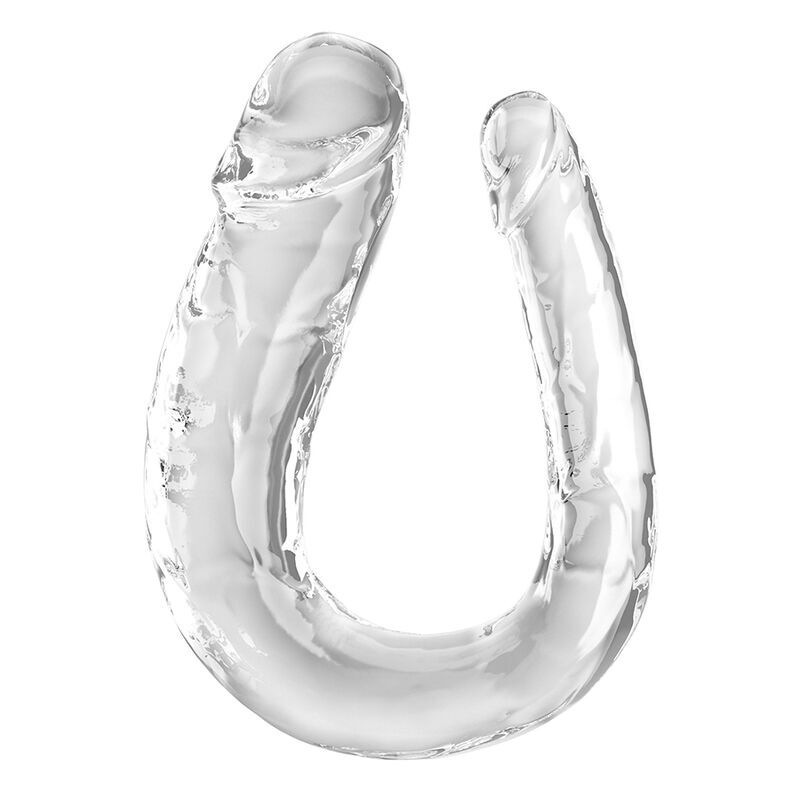 King cock - double trouble double dildo 44 cm clear
