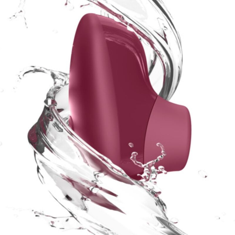 Womanizer - snap suction clitoral stimulator 6 intensity levels crushed berry 7