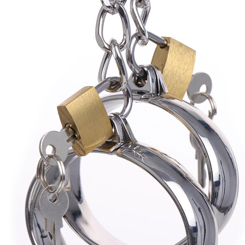 Ohmama Fetish Metal Hands Cuffs 11