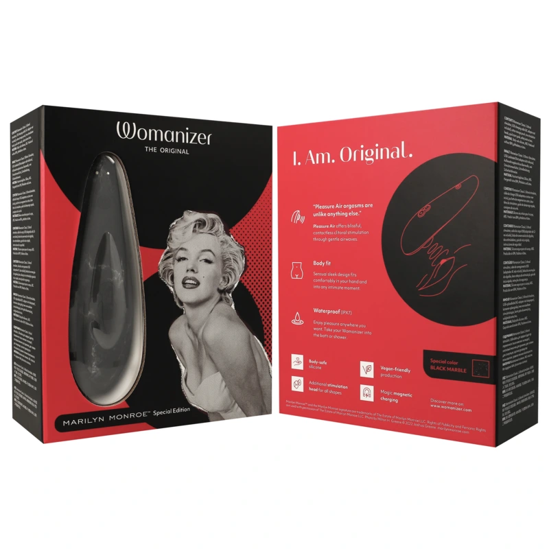 Womanizer Marilyn Monroe Classic 2 Clitoral Stimulator Black Marble 6