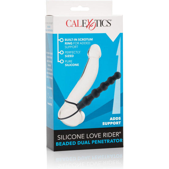 Calexotics - beaded dual penetrator black 1